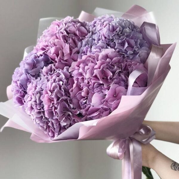 Baby Purple Hydrangeas Bouquet